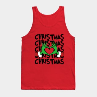 Grinch loves Christmas Tank Top